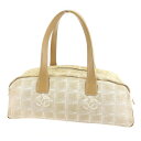 【スプリングセール】シャネル ハンドバッグ ミニボストンバッグ ニュートラベルライン ベージュ キャンバス×レザー CHANEL 【シャネル】 T3183S 【...