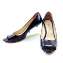 【スプリングセール】プラダ サンダル 靴 シューズ #35ハーフ ブラック×クリア レザー PRADA 【プラダ】 T4662S 【中古】