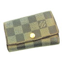 【スプリングセール】ルイ ヴィトン キーケース 6連キーケース ミュルティクレ6 ダミエ エベヌ ダミエキャンバス Louis Vuitton 【ルイ・ヴィトン...