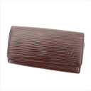 【スプリングセール】ルイ ヴィトン キーケース 4連キーケース ミュルティクレ4 エピ ブラウン エピレザーM6382D Louis Vuitton レディース...