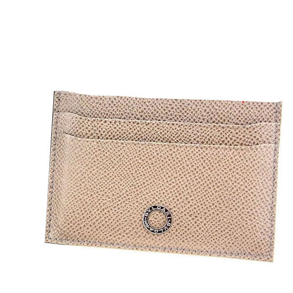 【スプリングセール】ブルガリ カードケース カード ロゴ BVLGARI 【ブルガリ】 T11757S 【中古】