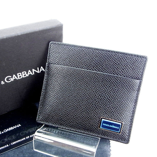 【スプリングセール30％OFF】ドルチェ&ガッバーナ カードケース カード ソノ他 ブラック DOLCE&GABBANA レディース プレゼント 贈り物 オシャレ 大人 ファッション 【ドルチェ&ガッバーナ】 T13377 【中古】