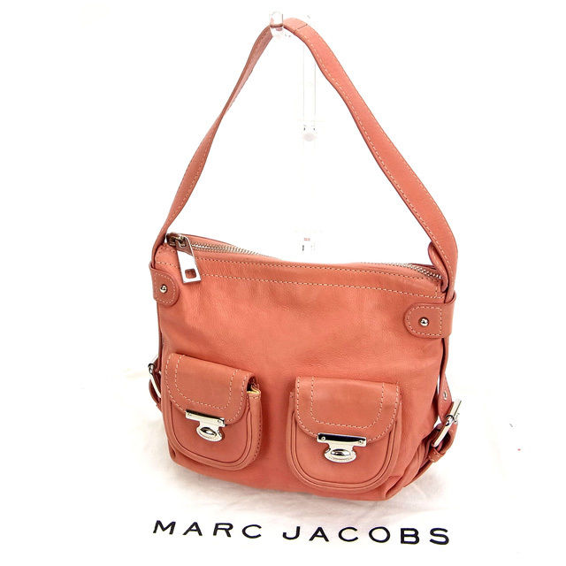 【スプリングセール30％OFF】マークジェイコブス ハンドバッグ ピンク MARC JACOBS バック 手持ちバッグ ファッション バッグ 収納 【マークジェイコブス】 T10783 【中古】