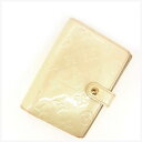 【スプリングセール】ルイヴィトン 手帳カバー カード入れ×3 アジェンダPM ヴェルニ ペルル パテントレザ-R21010 Louis Vuitton レディー...