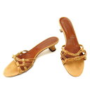 【スプリングセール】ボッテガ ヴェネタ ミュール #36 リザード ライトブラウン BOTTEGA VENETA 【ボッテガ・ヴェネタ】 T15033S 【中古...