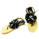【スプリングセール】ランバン サンダル #351 2 グレー×ベージュ LANVIN レディース プレゼント 贈り物 オシャレ 大人 ファッション 【ランバン】...