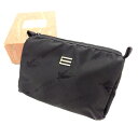 【スプリングセール】エトロ ポーチ 化粧ポーチ ブラック ETRO 【エトロ】 T13022S 【中古】