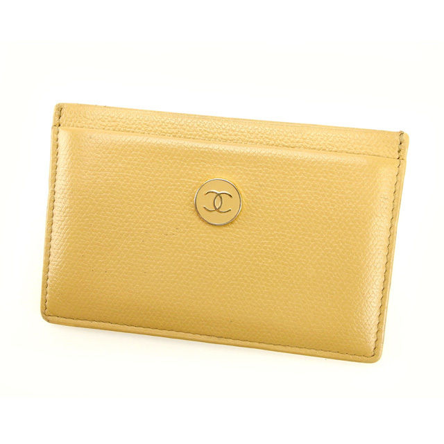 【スプリングセール30％OFF】シャネル カードケース カード ベージュ CHANEL 【シャネル】 T11715S 【中古】