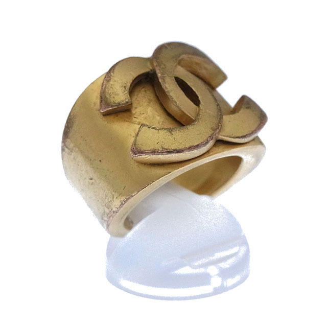 【スプリングセール】シャネル 指輪 リング アクセサリー ♯13号 ヴィンテージクラシック ココマーク ゴールド CHANEL レディース プレゼント 贈り物 オシャレ 大人 ファッション 【シャネル】 T12594 【中古】