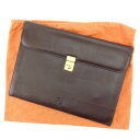 【スプリングセール】ロエベ ドキュメントケース 書類ケース ブラウン LOEWE 【ロエベ】 T15242S 【中古】