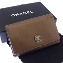 【スプリングセール】シャネル キーケース 6連キーケース ココボタン ブロンズ×シルバー CHANEL 【シャネル】 T13740S 【中古】