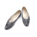 【スプリングセール】シャネル パンプス シューズ 靴 ♯35 ラウンドトゥ ブラック CHANEL 【シャネル】 T11484S 【中古】