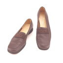 【春の大感謝祭 30％OFF】サルヴァトーレ フェラガモ ローファー #5 12 C ガンチーニ ブラウン Salvatore Ferragamo 【フェラガモ】 T14978S 【中古】