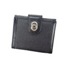 【スプリングセール】ブルガリ 手帳カバー ミニサイズ ドッピオトンド ブラック×シルバー BVLGARI 【ブルガリ】 T15198S 送料無料 【中古】