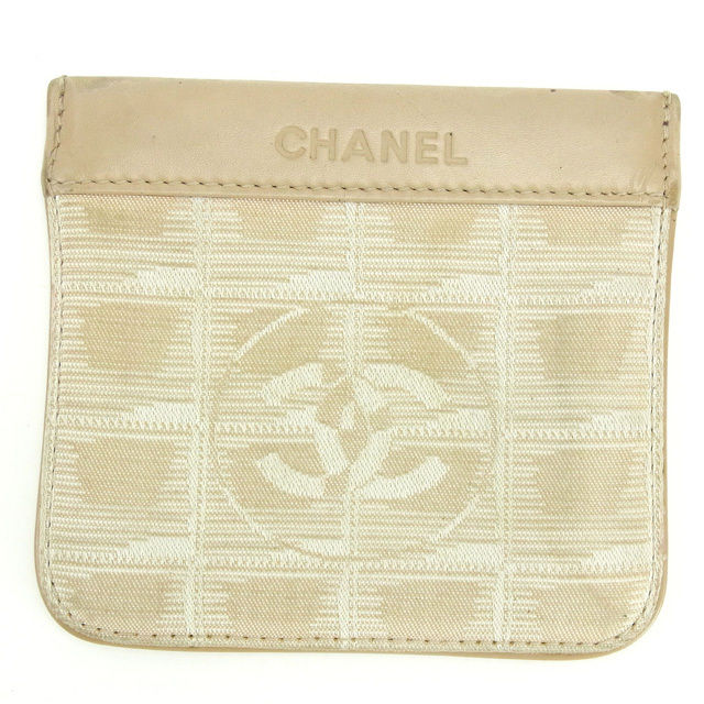 【スプリングセール30％OFF】シャネル コインケース ケース ポーチ ニュートラベルライン ベージュ CHANEL 【シャネル】 T16065S 【中古】