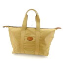 【スプリングセール】ランセル ハンドバッグ Lマーク ベージュ×ブラウン キャンバス×レザー LANCEL 【ランセル】 T12589S 【中古】