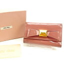 【スプリングセール】ミュウミュウ キーケース 6連キーケース マドラス ピンク エナメルレザーmiu miu レディース プレゼント 贈り物 オシャレ 大人 フ...
