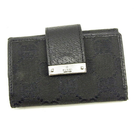 【スプリングセール】グッチ キーケース 6連キーケース GGキャンバス ブラック×シルバー キャンバス×レザー GUCCI 【グッチ】 T13722S 【中古】 【スプリングセール】グッチ キーケース 6連キーケース GGキャンバス ブラック×シルバー キャンバス×レザー GUCCI 【グッチ】 T13722S 【中古】