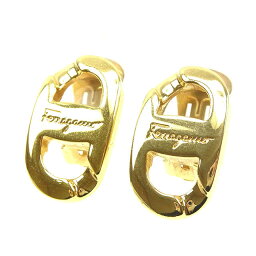 【ウィンターセール 30%OFF】サルヴァトーレ フェラガモ イヤリング アクセサリー ヴァラ金具 ゴールド ゴールドメッキSalvatore Ferragamo レディース プレゼント 贈り物 オシャレ 大人 ファッション 【フェラガモ】 T13584 【中古】