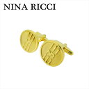 【スプリングセール】【中古】 ニナ リッチ カフス カフリンクス メンズ スウィヴル式 NRマーク ゴールド ゴールド金具 NINA RICCI L4046