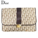 【スプリングセール】ディオール ドキュメントケース 書類ケース トロッター ブラウン ベージュ キャンバス×レザー Dior 【ディオール】 T10075S 【...
