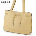 【ウィンターSALE 30%OFF】グッチ トートバッグ ワンショルダー レディース ベージュ レザー Gucci 【グッチ】 T16869S 【中古】