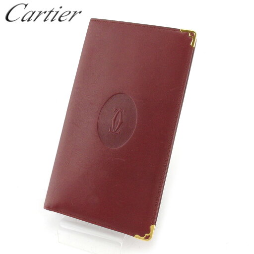 【スプリングセール】カルティエ 長札入れ 札入れ レディース メンズ マストライン ボルドー ゴールド レザー Cartier 【カルティエ】 T17479 【中古】 【スプリングセール】カルティエ 長札入れ 札入れ レディース メンズ マストライン ボルドー ゴールド レザー Cartier 【カルティエ】 T17479 【中古】
