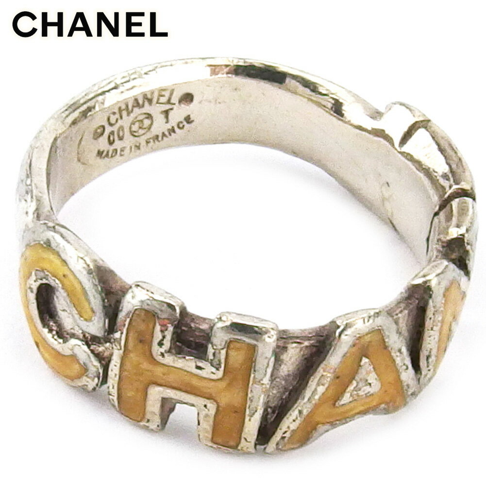 【ウィンターセール 30%OFF】シャネル 指輪 リング レディース メンズ ロゴ シルバー シルバー CHANEL 【シャネル】 T18045 【中古】