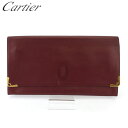 【スプリングセール】カルティエ クラッチバッグ セカンドバッグ レディース マストライン ボルドー レザー Cartier 【カルティエ】 T18459S 【中...