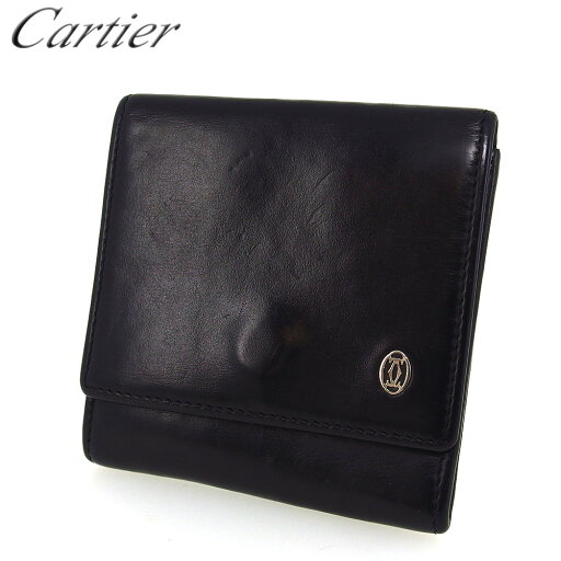【スプリングセール】カルティエ コインケース 小銭入れ メンズ パシャ ブラック シルバー レザー Cartier G1520S 【中古】 【スプリングセール】カルティエ コインケース 小銭入れ メンズ パシャ ブラック シルバー レザー Cartier G1520S 【中古】