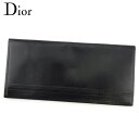 【スプリングセール】ディオール 長札入れ 札入れ メンズ ロゴ ブラック レザー Dior 【ディオール】 T18398 【中古】(4)