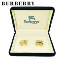 【スプリングセール】 バーバリー カフス カフリンクス メンズ スウィヴル式 ホースマーク ゴールド ゴールド金具 BURBERRY T20237