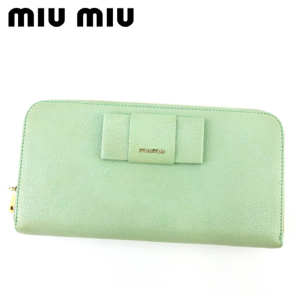 楽天市場】miumiu 財布(カラーグリーン)(レディース財布 楽天市場】miumiu 財布(カラーグリーン)(レディース財布