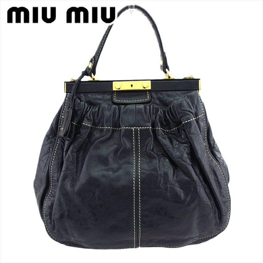 ڥץ󥰥30OFF š ߥ奦ߥ奦 ϥɥХå ϥɥ Хå ǥ  ֥å  쥶 miu miu T20891