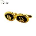 【スプリングセール】【中古】 ディオール カフス アクセサリー メンズ可 ブラック ゴールド Dior T21958