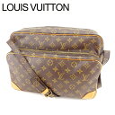 【スプリングセール30％OFF】ルイヴィトン ショルダーバッグ 斜め掛けショルダー ナイルGM モノグラム ブラウン レザ- Louis Vuitton バッグ バック 肩掛け 収納 バッグ 【ルイ・ヴィトン】 T12344 【中古】