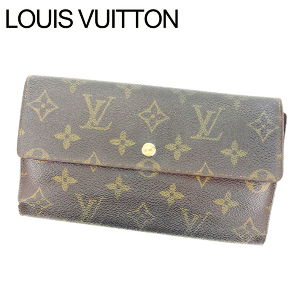 【スプリングセール30％OFF】ルイヴィトン 三つ折り財布 ポルトトレゾールインターナショナル モノグラム PVC×レザ- Louis Vuitton 【ルイ・ヴィトン】 T12587S 【中古】