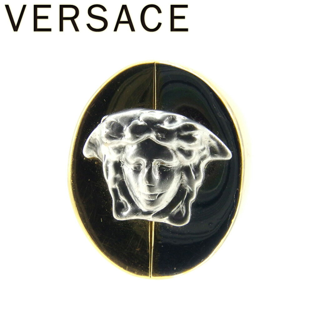 【ウィンターセール 30%OFF】ガラバーニ ヴェルサーチ 指輪 リング メデューサ ゴールド シルバー GARAVAN VERSACE レディース プレゼント 贈り物 オシャレ 大人 ファッション 【ガラバーニ ヴェルサーチ】 T9038 【中古】