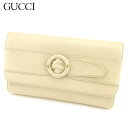 【スプリングセール30％OFF】グッチ クラッチバッグ セカンドバッグ オールドグッチ ダブルG ベージュ ゴールド レザー GUCCI 【グッチ】 T9105S 【中古】