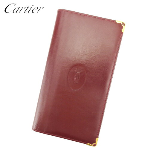 【スプリングセール】カルティエ 長札入れ 長財布 マストライン ボルドー レザー Cartier 【カルティエ】 T9290S 【中古】 【スプリングセール】カルティエ 長札入れ 長財布 マストライン ボルドー レザー Cartier 【カルティエ】 T9290S 【中古】
