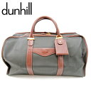 【スプリングセール】ダンヒル ボストンバッグ 旅行用バッグ ブラック ブラウン PVC×レザー dunhill バック 収納 旅行 バッグ 【ダンヒル】 T98...