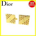 【ウィンターセール 30%OFF】クリスチャン ディオール カフス スクエアフォルム ゴールド Christian Dior レディース プレゼント 贈り物 オシャレ 大人 ファッション 【ディオール】 T12704 【中古】