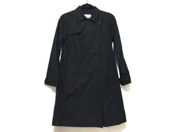 bulle de savon(ビュルデサボン) トレンチコート サイズF レディース 黒 春・秋物【20200809】【中古】【dfs】