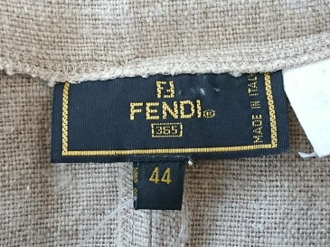 FENDI(フェンディ) スカート サイズ44 L レディース ベージュ×ゴールド【20190319】【中古】【dfn】