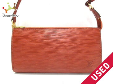 LOUIS VUITTON(ルイヴィトン) ハンドバッグ エピ美品■ ポシェット・アクセソワール24 M52948 ジパングゴールド レザー(LVロゴの刻印入り)【20190105】【中古】【dfs】