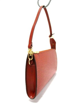 LOUIS VUITTON(ルイヴィトン) ハンドバッグ エピ美品■ ポシェット・アクセソワール24 M52948 ジパングゴールド レザー(LVロゴの刻印入り)【20190105】【中古】【dfs】