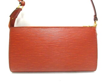 LOUIS VUITTON(ルイヴィトン) ハンドバッグ エピ美品■ ポシェット・アクセソワール24 M52948 ジパングゴールド レザー(LVロゴの刻印入り)【20190105】【中古】【dfs】