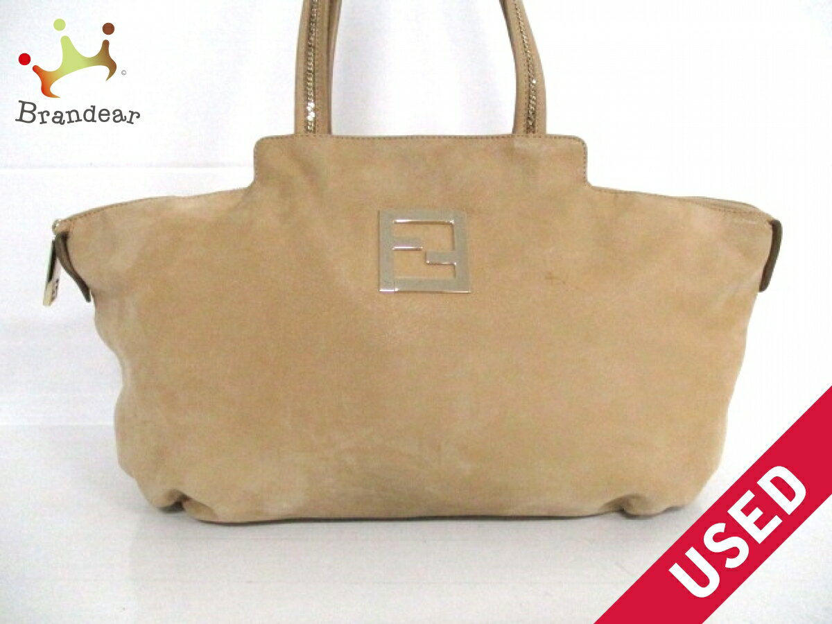 Material Rampo Bolso de cuero Fendi hombro metal n1736 beige de 8br636 de 44qSwX