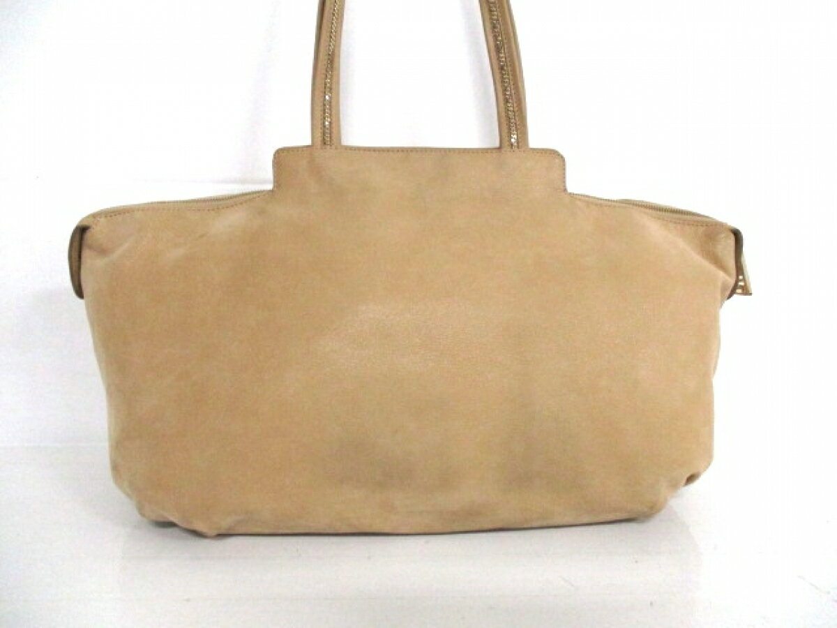 Material Rampo Bolso de cuero Fendi hombro metal n1736 beige de 8br636 de 44qSwX