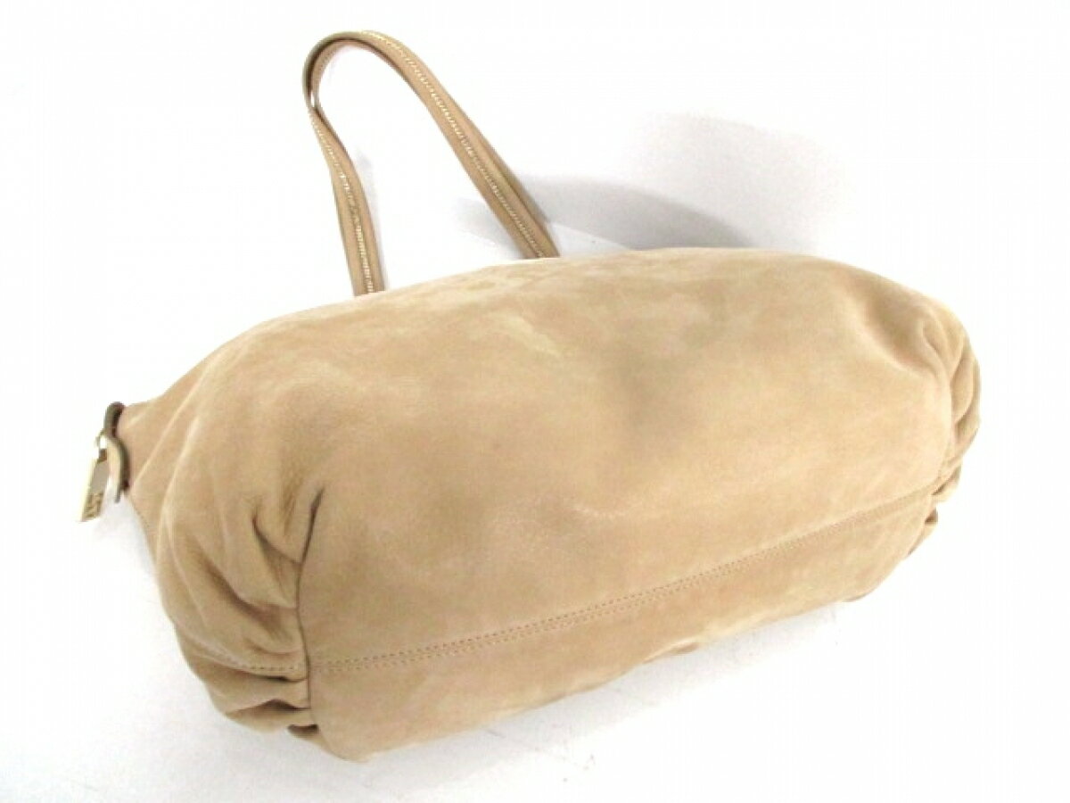 Material Rampo Bolso de cuero Fendi hombro metal n1736 beige de 8br636 de 44qSwX
